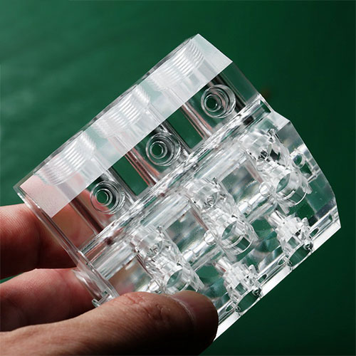 Precision 5-axis CNC machining of non-standard acrylic parts Precision 5-axis CNC machining of non-standard acrylic parts