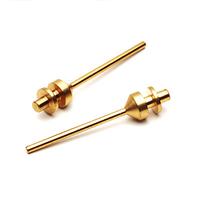prototype machining Swiss made copper shaft 原型加工瑞士制造铜轴